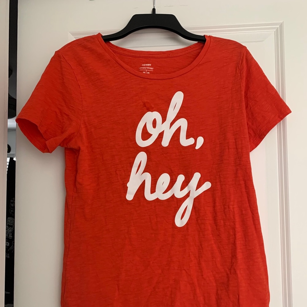 orange oh, hey graphic tee